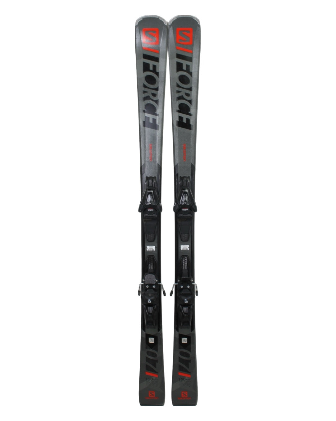 salomon force skis with salomon force bindings S/FORCE W 5+M10 GW L8 A lightweight core makes skidding turns easier so you can focus on edging abilities and overall control while youre still learning SALOMON SKI S/FORCE 11 +