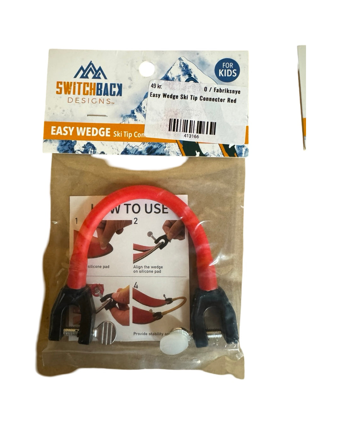 Easy Wedge Ski Tip Connector Red