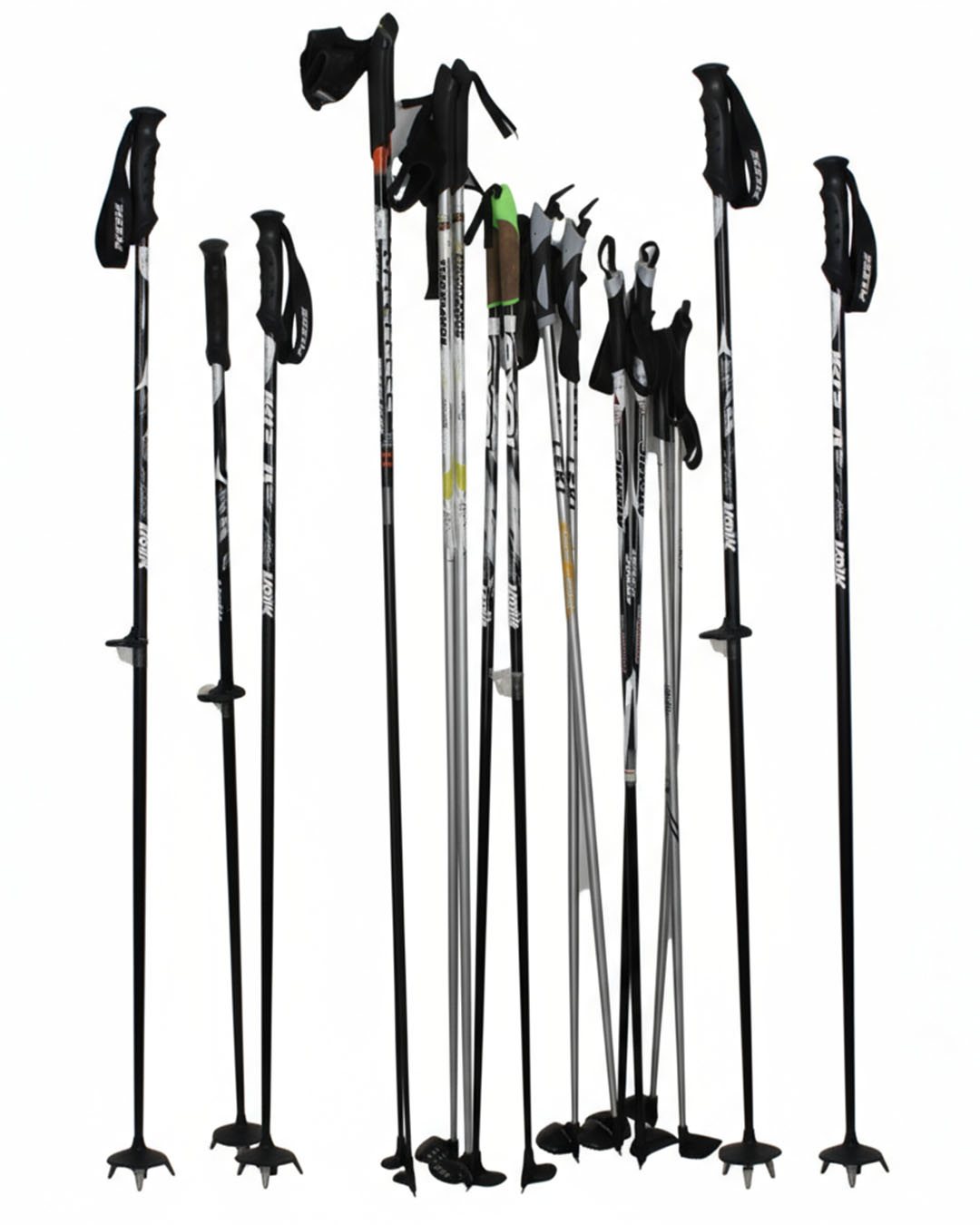 Mixed cross-country poles