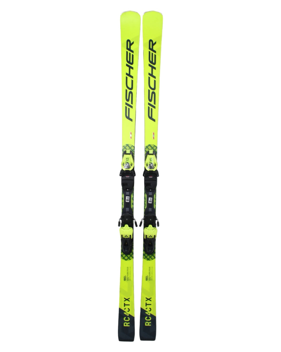 Ski Fischer CTX 200 Adulte 170 Cm - Gris Et Jaune - Occasion