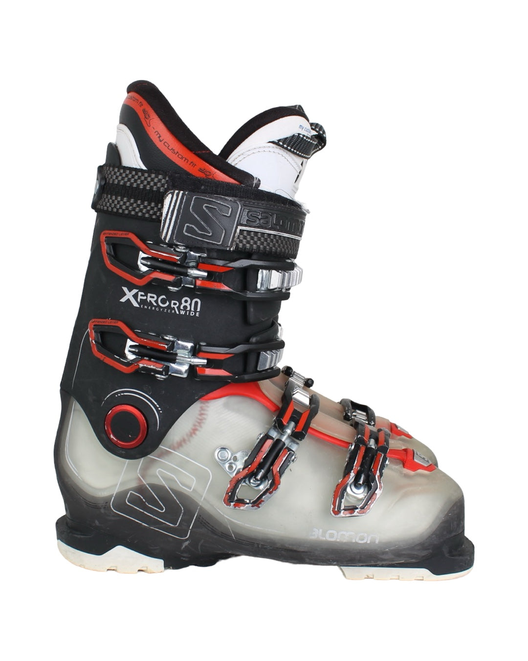 Damen Skischuhe Salomon X Pro R80 Energyzer Wide Red