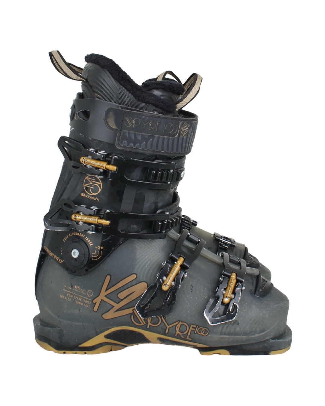 110 k2 spyre ski boot Men's Recon BOA Boots 2026 Grey/Black / 24.5 so every movement feels smooth and connected K2 Spyre 100 HV Womens